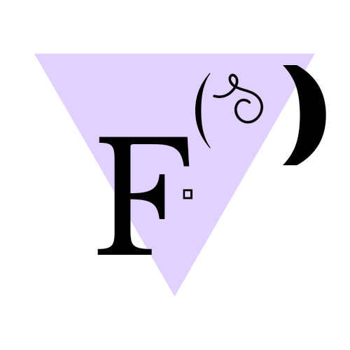 triangle sur sa pointe et mention F.(s)