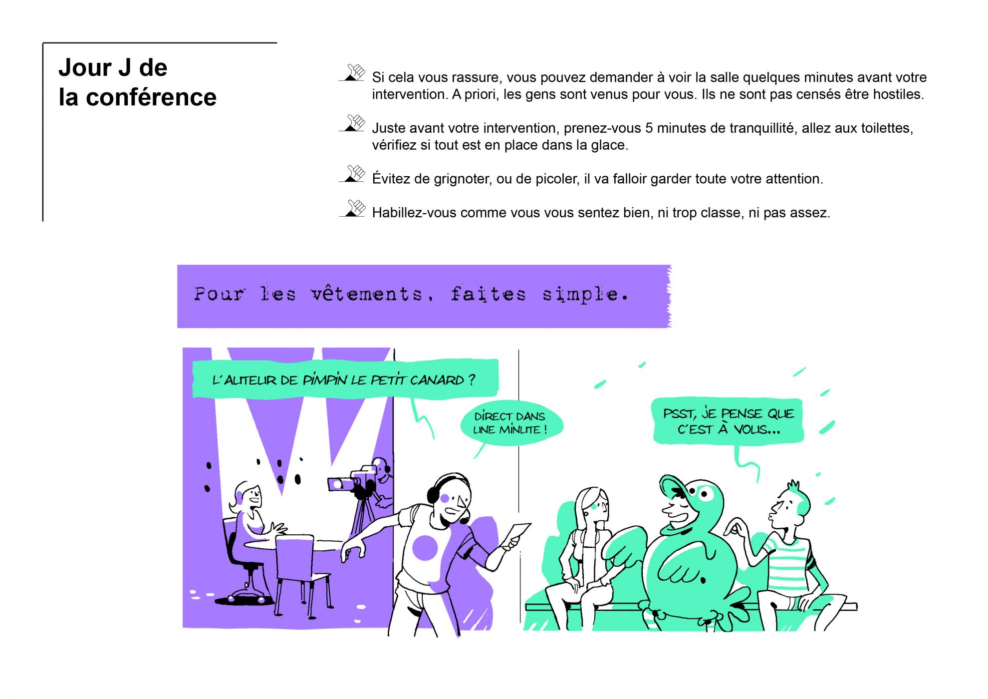 texte et dessin et bullet point