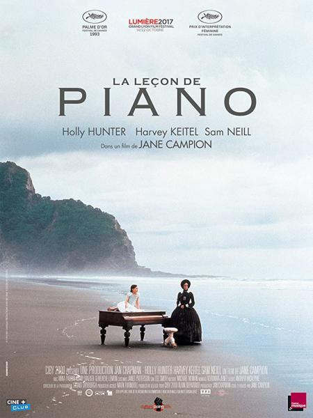 affiche du film "La Leçon de piano" de Jane Campion