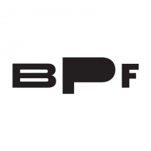logo BPF avec le P noirci
