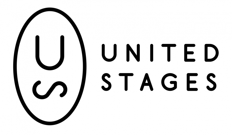 logo United Stages en noir et blanc